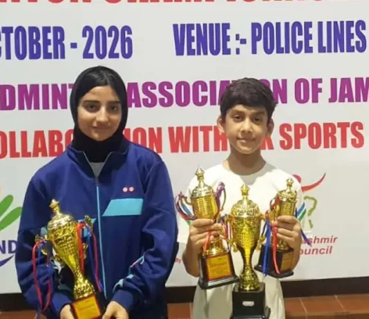 DPS Srinagar Shuttlers Win Two Titles, Qualify for National Badminton Championship